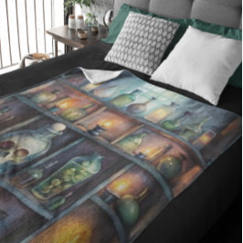 Gothic Potion Flaschen - Dunkle Apotheke Sherpadecke