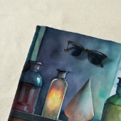 Gothic Potion Flaschen - Dunkle Apotheke Strandtuch (Beispiel)