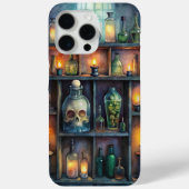 Gothic Potion Flaschen - Dunkle Fantasie Hexe Case-Mate iPhone Hülle (Rückseite)