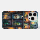 Gothic-Potionsflaschen - Dunkle Fantasy-Witchy iPhone Hülle (Rückseite (Horizontal))