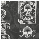 Gothic Pretty Poison Flasche Stoff (Nahaufnahme)