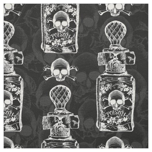 Gothic Pretty Poison Flasche Stoff (Muster)