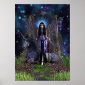 Gothic Princess & Unicorn Poster (Vorne)