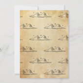 Gothic Probe Dinner Black Silver Einladung (Rückseite)