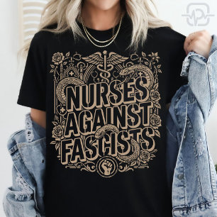 Gothic Protestkunst von Krankenschwestern gegen Fa T-Shirt