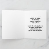 Gothic Punk Alternative Christmas Fairy Karte (Innenseite)