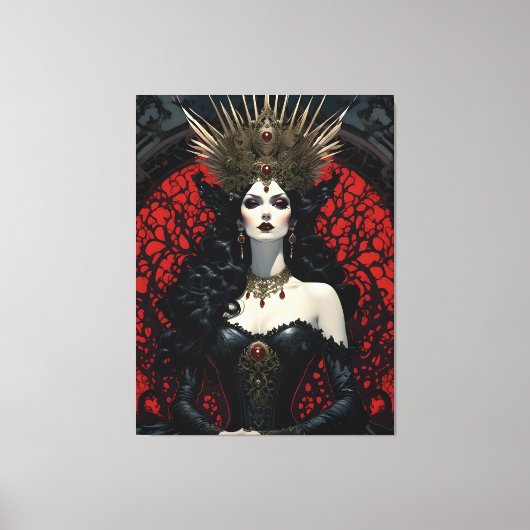 Gothic Queen Leinwanddruck (Vorderseite)