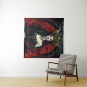 Gothic Queen Wandteppich (Beispiel (Horizontal))