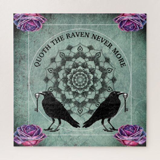Gothic Quoth the Raven Nie mehr Puzzle (Vertikal)