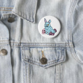 Gothic Rabbit Gothic Bunny Gothic Oster Emo Goth Button (Beispiel)