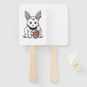 Gothic Rabbit Gothic Bunny Gothic Oster Emo Goth Fächer (Vorne und Hinten)