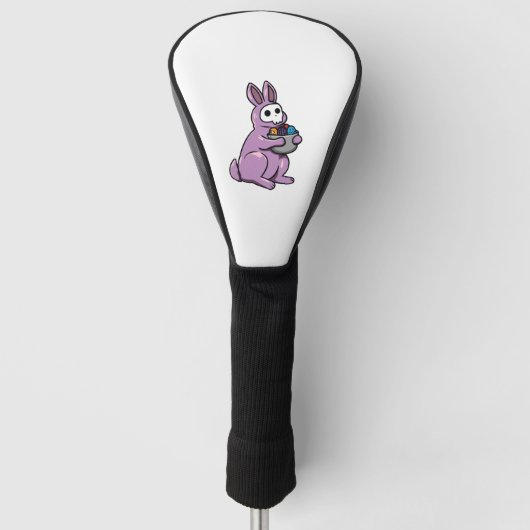Gothic Rabbit Gothic Bunny Gothic Oster Emo Goth Golf Headcover (Vorderseite)