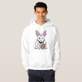 Gothic Rabbit Gothic Bunny Gothic Oster Emo Goth Hoodie (Vorne ganz)