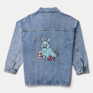 Gothic Rabbit Gothic Bunny Gothic Oster Emo Goth Jeansjacke