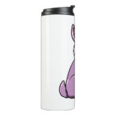 Gothic Rabbit Gothic Bunny Gothic Oster Emo Goth Thermosbecher (Nach links gedreht)
