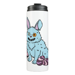 Gothic Rabbit Gothic Bunny Gothic Oster Emo Goth Thermosbecher