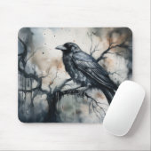 Gothic Rabe Mousepad (Mit Mouse)