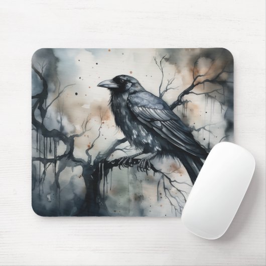 Gothic Rabe Mousepad (Mit Mouse)