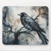 Gothic Rabe Mousepad (Vorne)