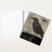 Gothic-Raben-Planer mit Monogramm Planer (Anzeige)