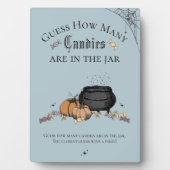 Gothic rät wie viele Candies Baby Duschspiel Fotoplatte (Vorderseite)