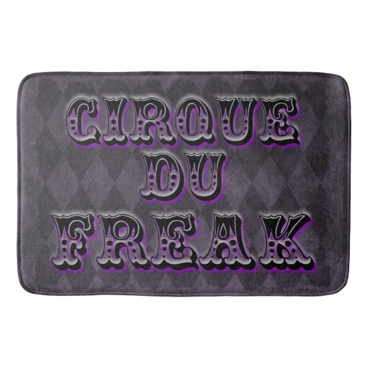 Gothic Raute Cirque du Freak Badematte (Vorderseite)