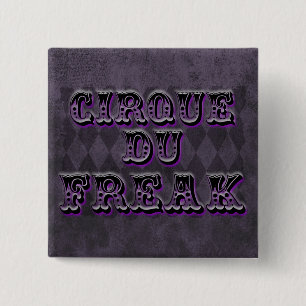 Gothic Raute Cirque du Freak Button