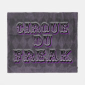Gothic Raute Cirque du Freak Fleecedecke (Vorderseite (Horizontal))
