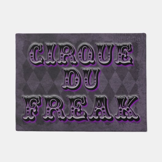 Gothic Raute Cirque du Freak Fußmatte (Vorderseite)