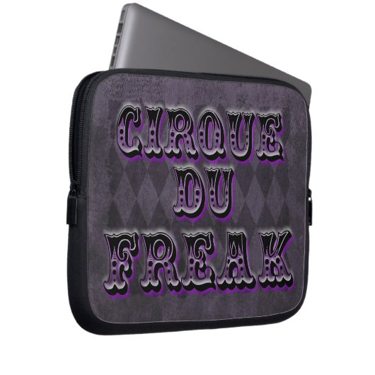 Gothic Raute Cirque du Freak Laptopschutzhülle (Vorne Rechts)