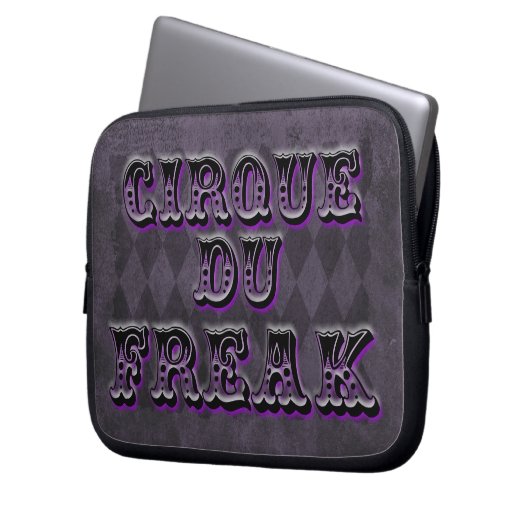 Gothic Raute Cirque du Freak Laptopschutzhülle (Vorderseite Links)