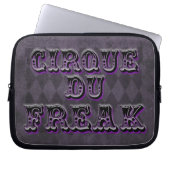 Gothic Raute Cirque du Freak Laptopschutzhülle (Vorderseite)