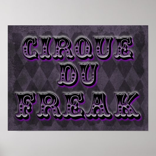 Gothic Raute Cirque du Freak Poster (Vorne)