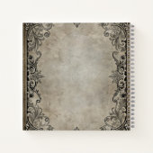 Gothic Raven and Rose Journal Notizblock (Rückseite)