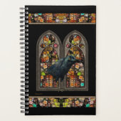 Gothic Raven Art Black Day Planner Planer (Vorderseite)