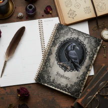 Gothic Raven Black Vintag