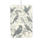 Gothic Raven Car Freshener – Full Moon Autolufterfrischer (Vorderseite)