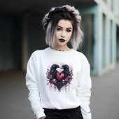 Gothic Raven Couple Sweatshirt