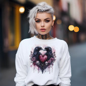 Gothic Raven Couple Sweatshirt