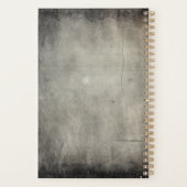 Gothic Raven Dark Academia Floral Planer (Rückseite)