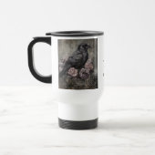 Gothic Raven Dark Academia Floral Reisebecher (Links)
