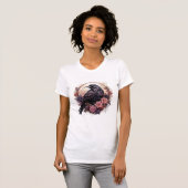 Gothic Raven Dark Academia Grafik T-Shirt (Vorne ganz)