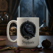 Gothic Raven Dark Academia Kaffeetasse