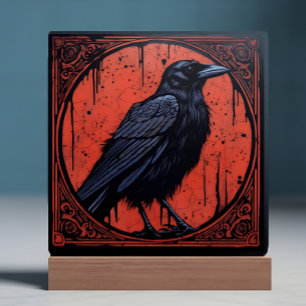 Gothic Raven Fliese