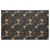 Gothic Raven Floral Crow Stoff (Fat Quarter (45,7 x 55,9 cm))