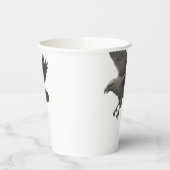 Gothic Raven Halloween - Spooky-Party Pappbecher (Links)