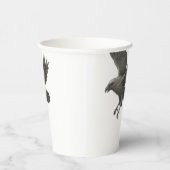 Gothic Raven Halloween - Spooky-Party Pappbecher (Rechts)