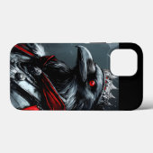 Gothic Raven King Grafik iPhone Hülle - Clean Mini (Rückseite (Horizontal))