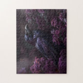 Gothic Raven Lila Foliage Puzzle (Vertikal)