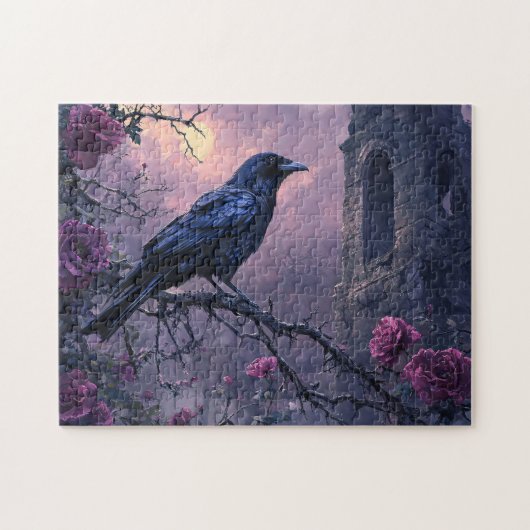 Gothic Raven Lila Rose Puzzle (Horizontal)